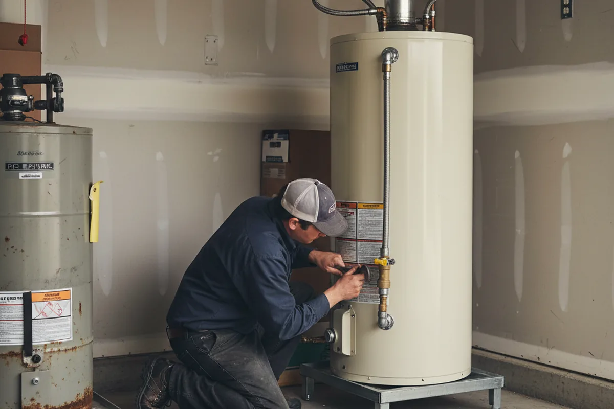 Water heater and shutoff valve replacement in Haines City
